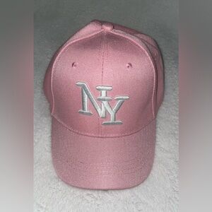 Pink White New York Yankees cap